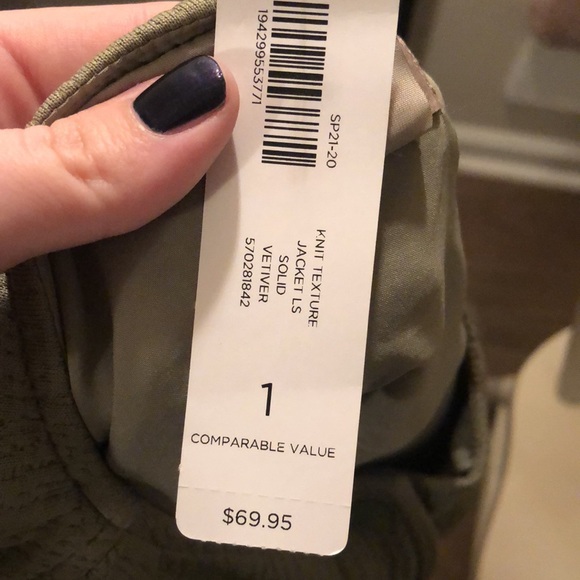 🆕 Chicos knit texture jacket - Picture 7 of 7